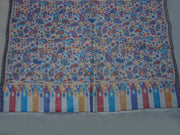 Modal stole white base Paisley Hijab scarf
