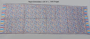 Modal stole white base Paisley Hijab scarf