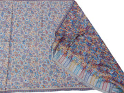 Modal stole white base Paisley Hijab scarf