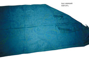 silk shining stole Blue hijab scarf