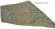 viscose blue cream & brown hijab scarf