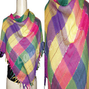 BIG CHECK DESIGN  SCARF