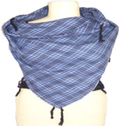TUSSEL TWILL CHECK SCARF