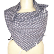 TASSEL  TWILL CHECK SCARF