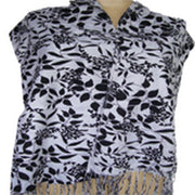 LEAF DESIGN  PASHMINA STOLE