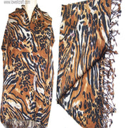 ANIMAL PRINT PASHMINA STOLE