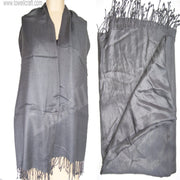 PLAIN VISCOSE SATIN SCARF