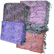 PAISLEY PRINT JAMAVAR SCARF