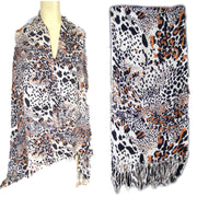 LEOPARD PRINT SCARF