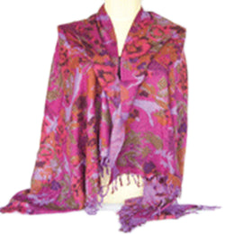 FLOWER PRINT  VISCOSE SCARF