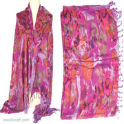 FLOWER PRINT  VISCOSE SCARF