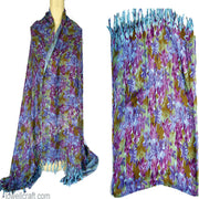 FLOWER PRINT VISCOSE SCARF