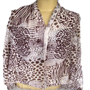 LEOPARD & ZEBRA PRINT VISCOSE SCARF