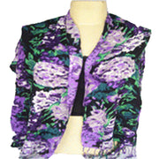 FLOWER PRINT VISCOSE SCARF