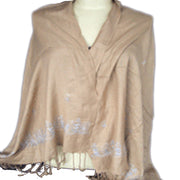 VISCOSE EMBROIDERY  SCARF