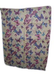 FLOWER  DESIGN VISCOSE SCARF