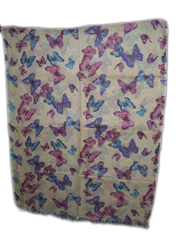 FLOWER  DESIGN VISCOSE SCARF