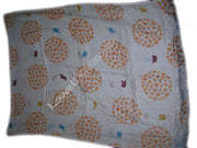 FLOWER WITH ANIMAL PRINT VISCOSE SCARF
