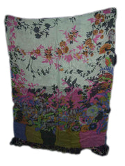FLOWER DESIGN VISCOSE SCARF