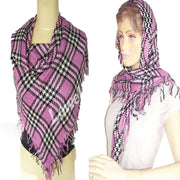 Dog Tooth Design Viscose Scarf