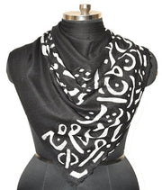 Viscose Wool Micron Diamond Dyed Shawls(70%Viscose/30%Wool)