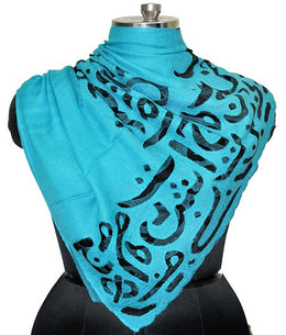 Viscose Wool Micron Diamond Dyed Shawls(70%Viscose/30%Wool)