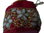 DRAWSTRING EMBROIDERY POTLI  PURSE