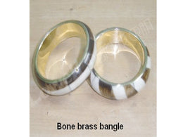 BONE BRASS BANGLE