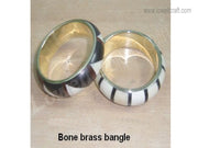 BONE BRASS BANGLE