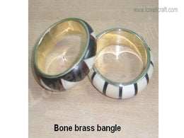 BONE BRASS BANGLE