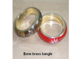 BONE BRASS BANGLE