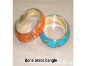 BONE BRASS BANGLE
