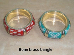 BONE BRASS BANGLE