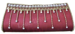 Beaded Bridal Clutch Bag