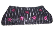 Sequence Beads Clutch Purse