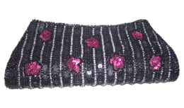 Sequence Beads Clutch Purse