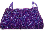 Beaded Bridal Evening Clutch Bag