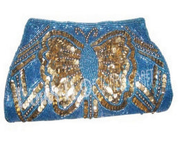 Sequence Beaded Clutch Bag