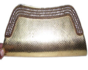 Silver Zircon stone Hand Purse