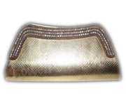 Silver Zircon stone Hand Purse