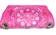 Thread Embroidery Clutch Bag
