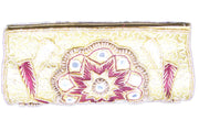 Thread Embroidery Clutch Bag