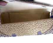 Thread Embroidery Clutch Bag
