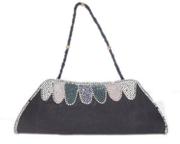 Beaded clutch bag