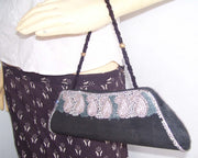 Beaded clutch bag