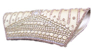 Golden Clutch Beaded Purse Bag