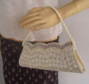 Shell Bead clutch purse.