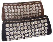 Shell Beaded Clutch Purse