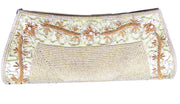 Embroidery Evening Bead Clutch Bag