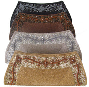 Embroidery Evening Bead Clutch Bag